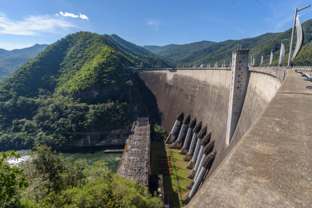 istock Bhumibol Dam, Concrete Arch Dam on Ping River 638832974