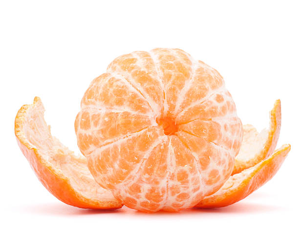 istock Peeled tangerine or mandarin fruit 638833510