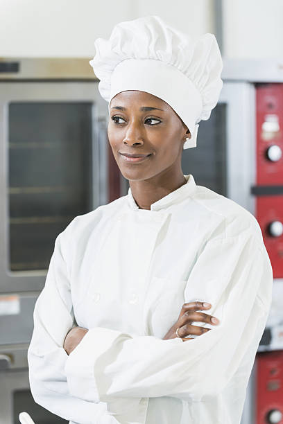 istock African American female chef in commercial kitchen 638833996