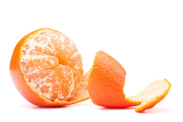 istock Peeled tangerine or mandarin fruit 638836340