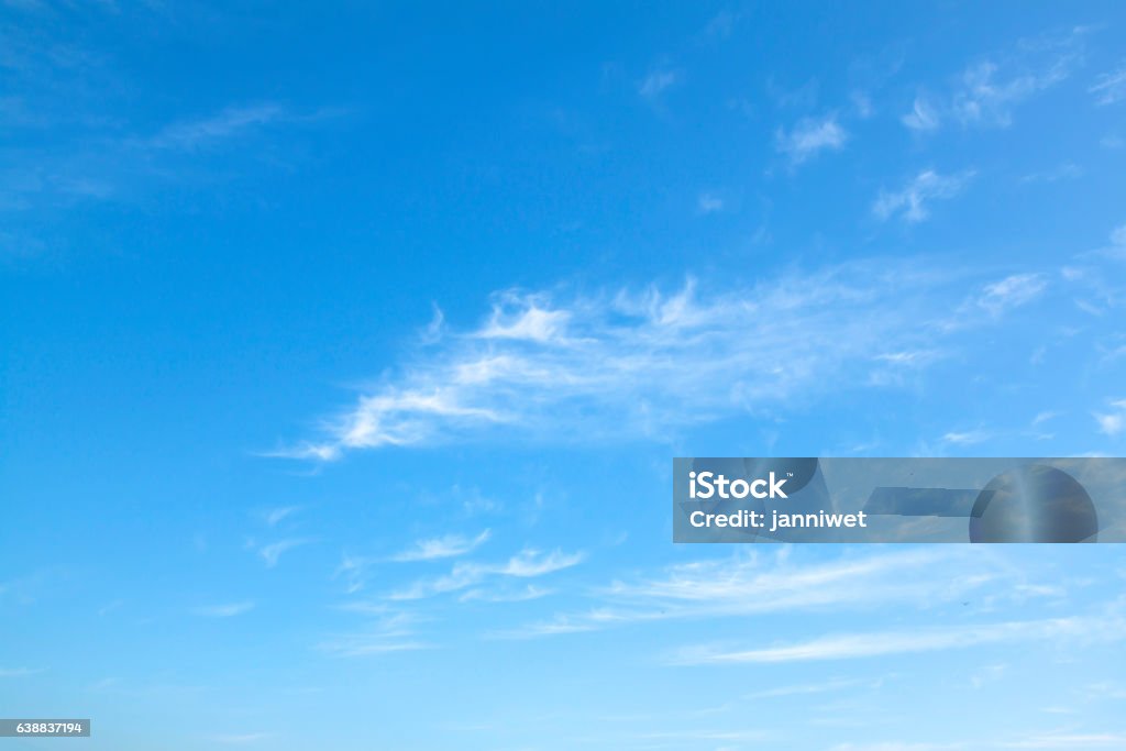 blue sky background. Fantastic soft white clouds against blue sky background. Sky Stock Photo