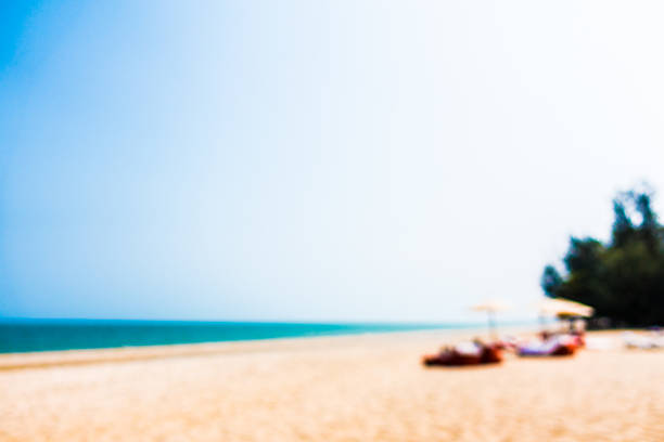 istock Defocused image of sandy beach 638839274