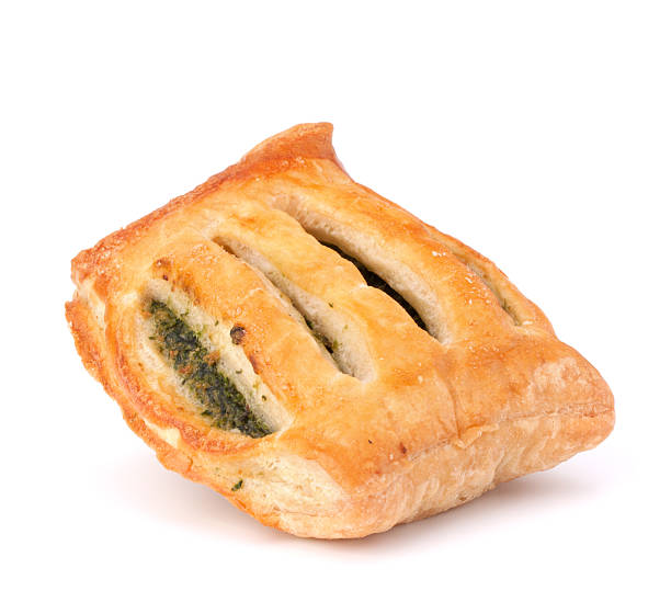 istock Puff pastry bun isolated on white background. 638839596