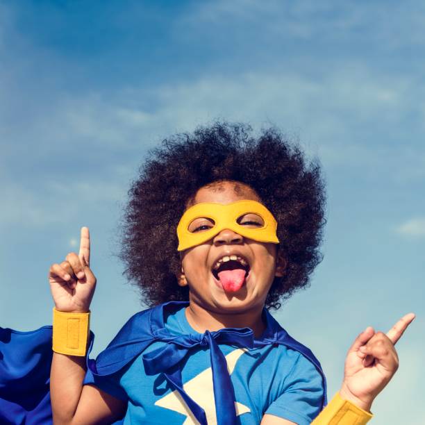 istock Little Boy Super Hero Concept 638840394