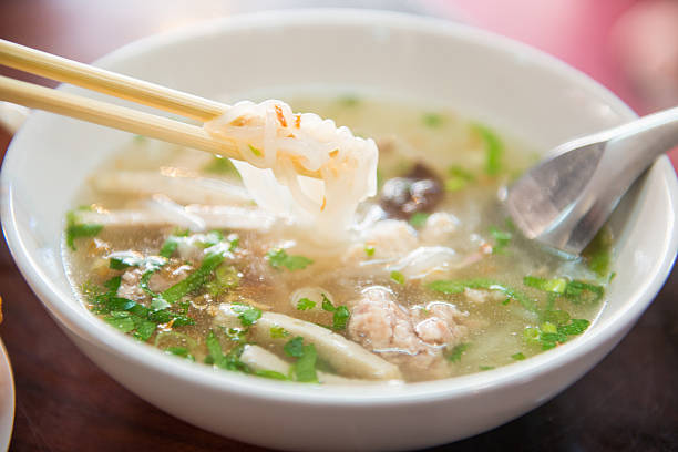 istock Vietnamese noodle soup with pork 638846542