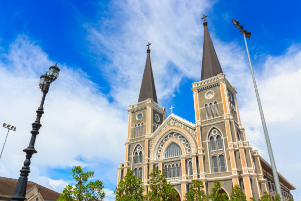 istock Old catholic church of Maephra Patisonti Niramon 638846840