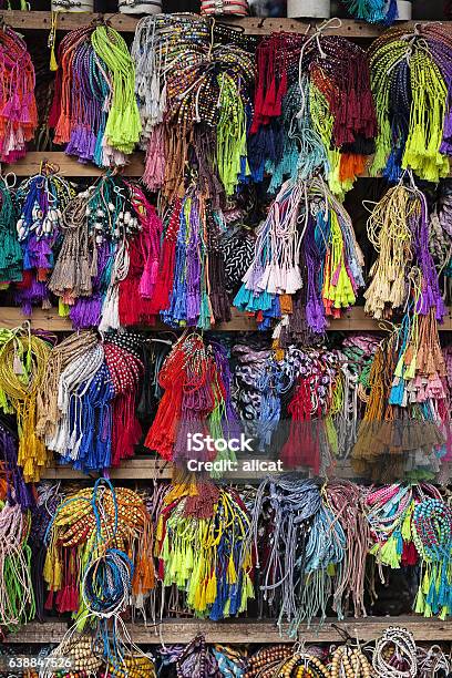 Roadside Market On Ubuds Monkey Forest Road Stock Photo - Download Image Now - Art And Craft, Bali, Bracelet