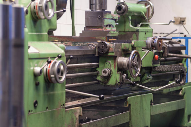 istock Machine part  Gears, Milling, CNC , Lathe machi 638849830