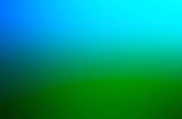 Colorful pale green blue blur abstraction backdrop