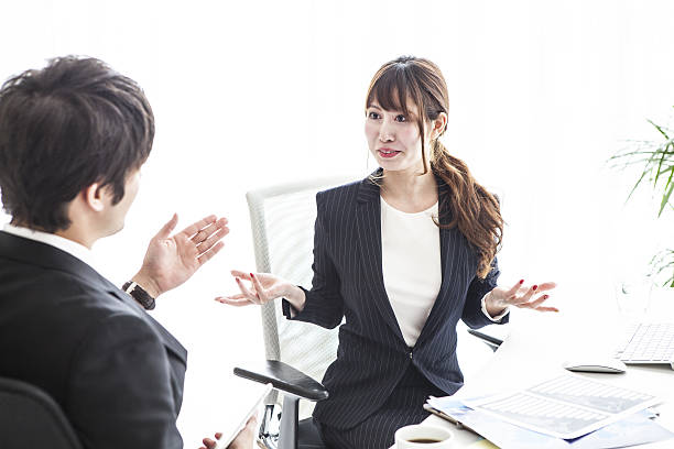 istock Business People discussing at the office 638854632