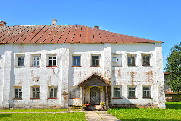 istock Building with monastic cells in Kirillo-Belozersky monastery. 638863968