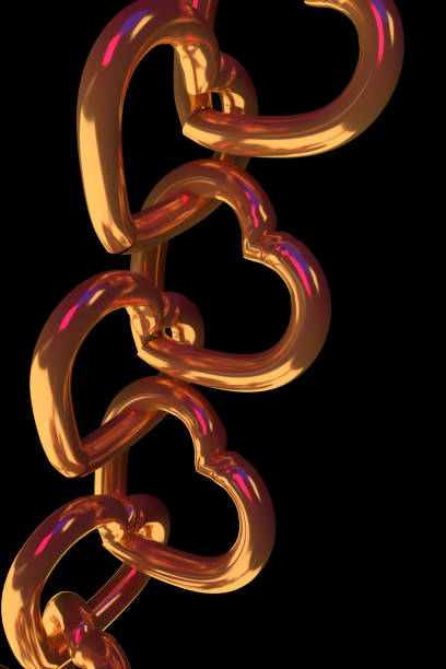 istock chains of golden hearts 638864652