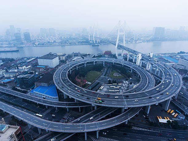 istock Nanpu Bridge in Shanghai 638864776