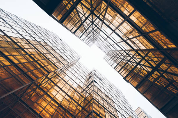 istock low angle view of skyscrapers 638864942