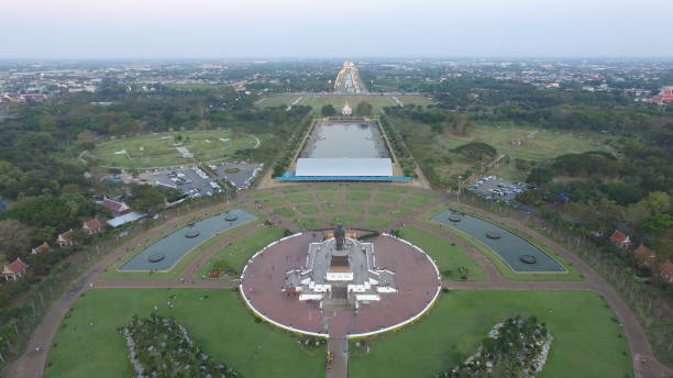 istock Buddha Drone Pictures 638865142
