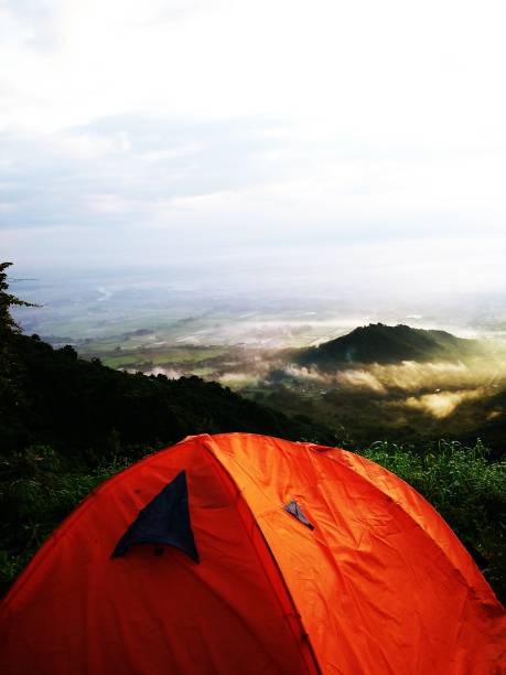 istock Morning view at top of mountain 638866774
