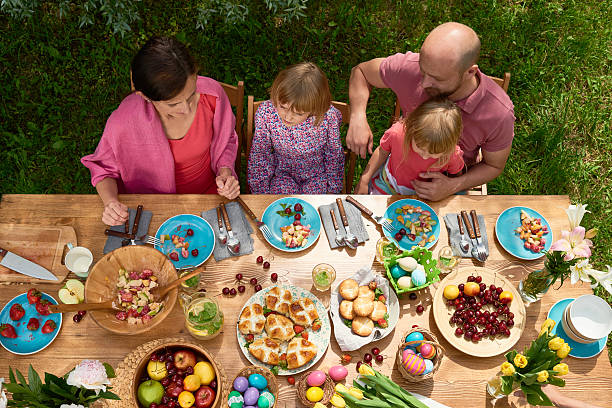 istock Family at outdoor dinner 638867038