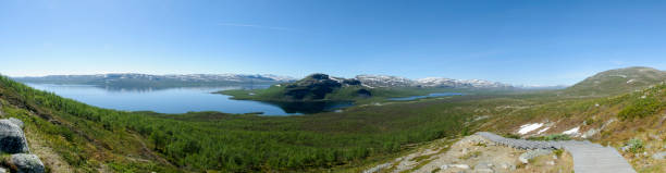 lappland landschaft - saana stock-fotos und bilder