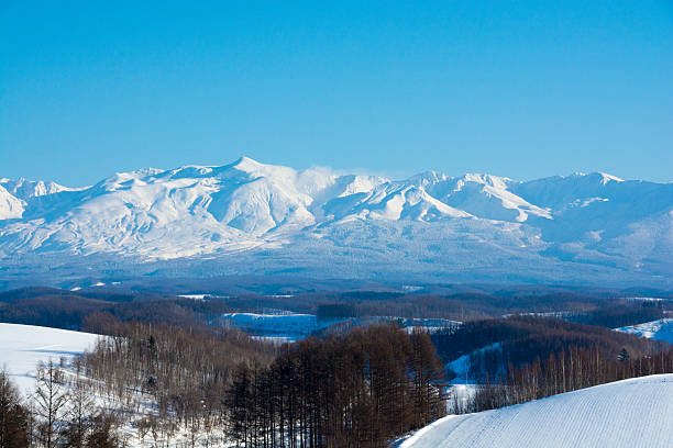istock The blue sky and winter mountain 638875534