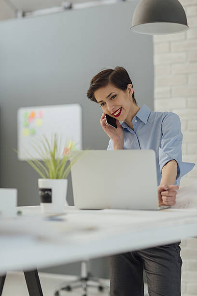 istock Young Female Architect Working In Her Office. 638875852