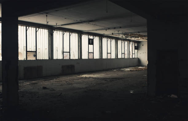 istock Old Obsolete Factory Interior 638877856