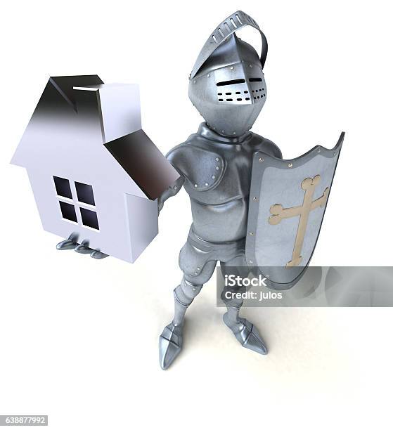 Fun Knight Stock Photo - Download Image Now - Adult, Armed Forces, Clip Art