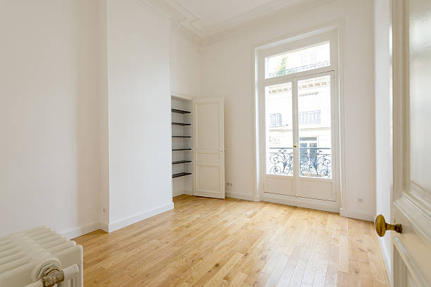 istock interior of empty room with parquet floor 638878520