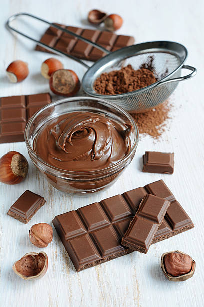 Homemade  hazelnut chocolate spread