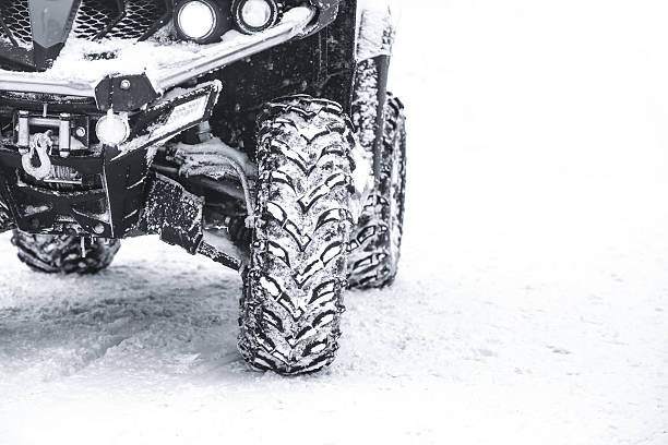 Three new wheels with spikes on a white background