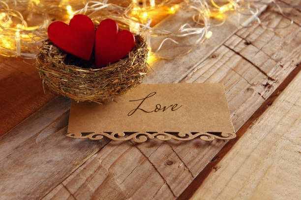 istock letter and hearts in the bird nest 638881142