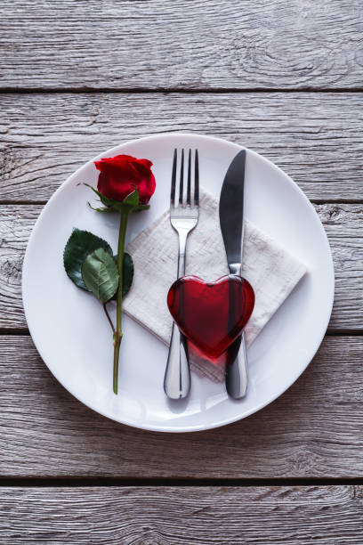 istock Romantic dinner concept. Valentine day or proposal background 638885432