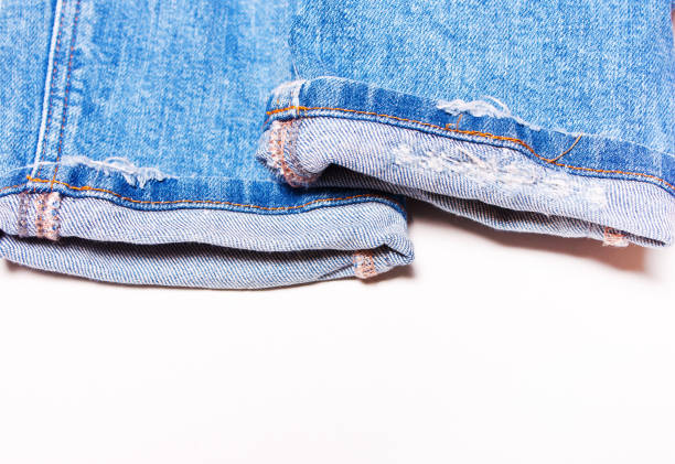 istock Blue jeans closeup , texture of denim 638887556