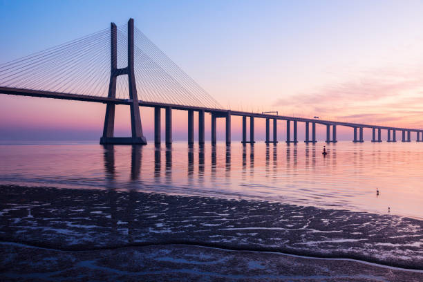 istock Vasco da Gama Bridge in Lisbon 638890216