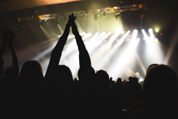 istock Audience applauded by the stage artist. 638894682