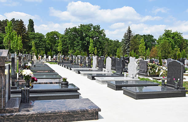 istock Tombstones in the public cemetery 638898942