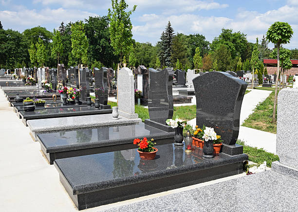 istock Tombstones in the public cemetery 638899302