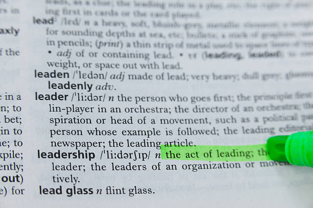 Words written in a dictionary