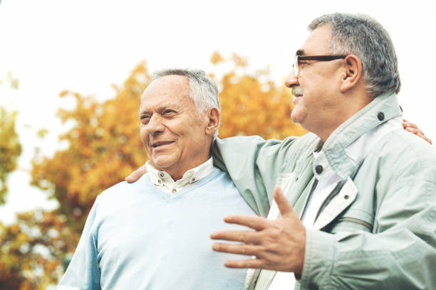 istock Senior tourists enjoying outside 638900746