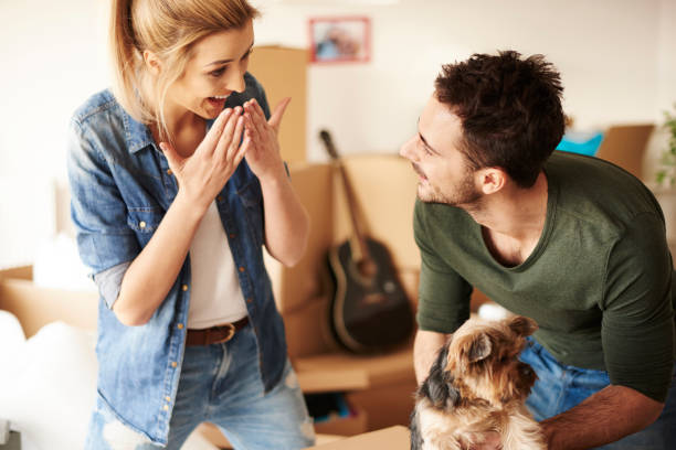 istock Pet as a gift in new house 638902916