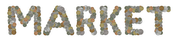 MARKET word with Old Coins