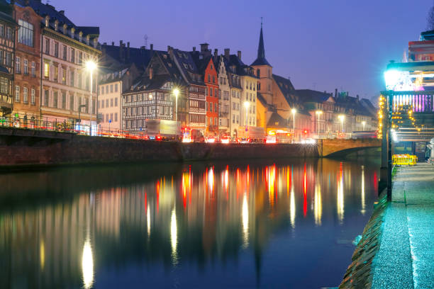 istock Morning embankment in Strasbourg, Alsace 638909734