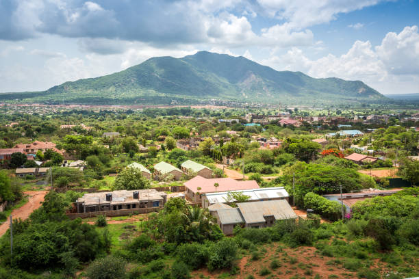 istock Town of Voi panorama, Kenya 638916336