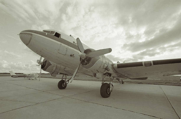 istock DC-3 Aircraft Parked on Runway Tarmac 638920912