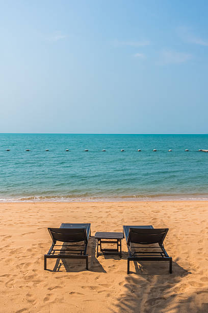 istock Chair on the beach 638924356