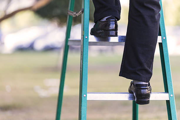 istock Climbing the stairway to success. 638925754