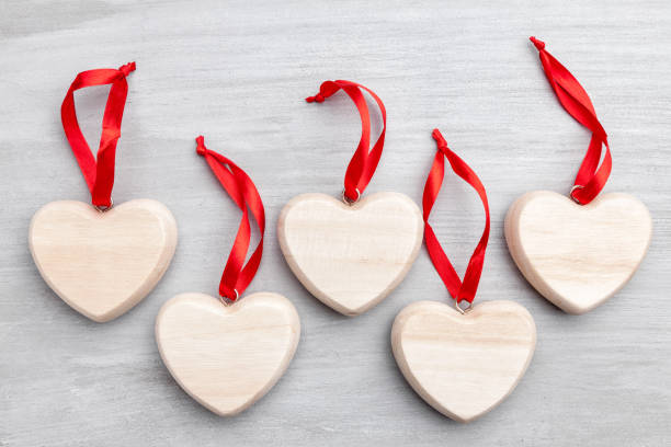 istock Love concept. Hearts  on grey background 638930892