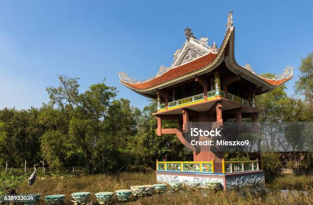 Vietnamese Temple Lumbini Nepal Stock Photo - Download Image Now - Arranging, Asia, Buddha