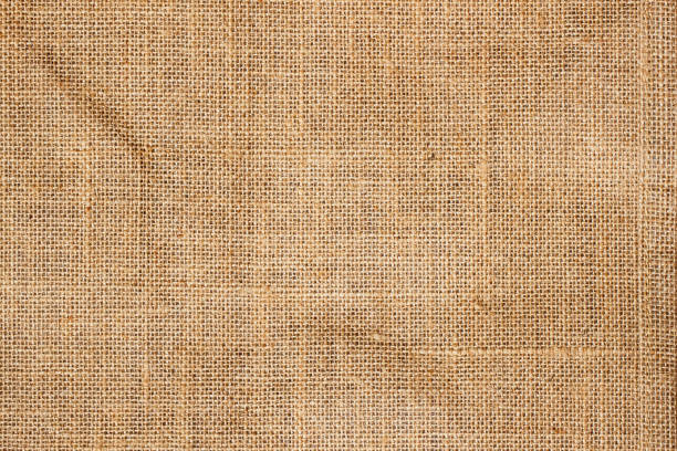 istock Closeup of brown Natural sackcloth texture for background 638933400