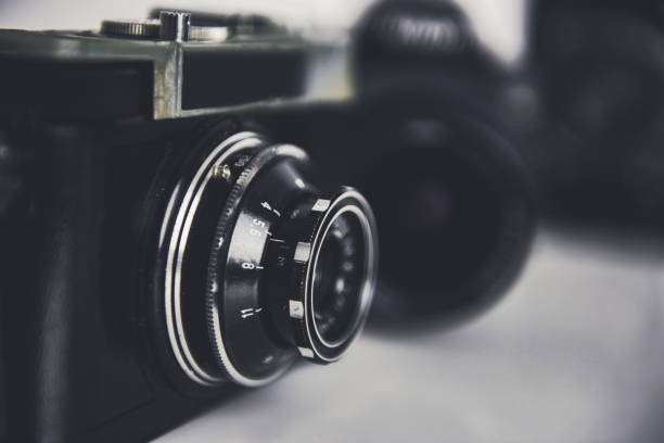 istock Old photo cameras 638935446