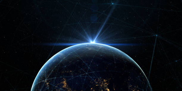 istock Global International Connectivity Background. 3D illustration 638939662